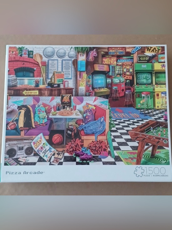 Buffalo Games Other - Buffalo Pizza Arcade 1500 Piece Jigsaw Puzzle Aimee Stewart